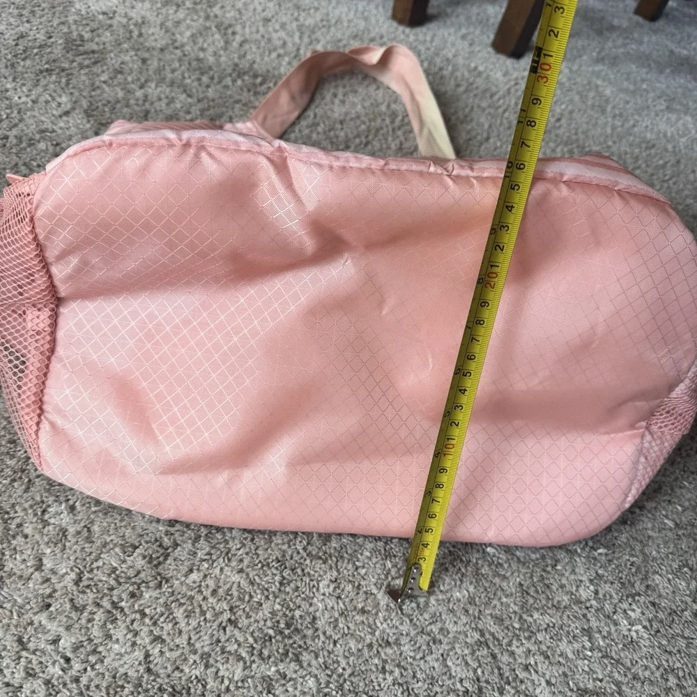 Thirty One 31 Peach Stripe Bag All Pro Tote Pool Beach Gym Yoga Diaper *Read